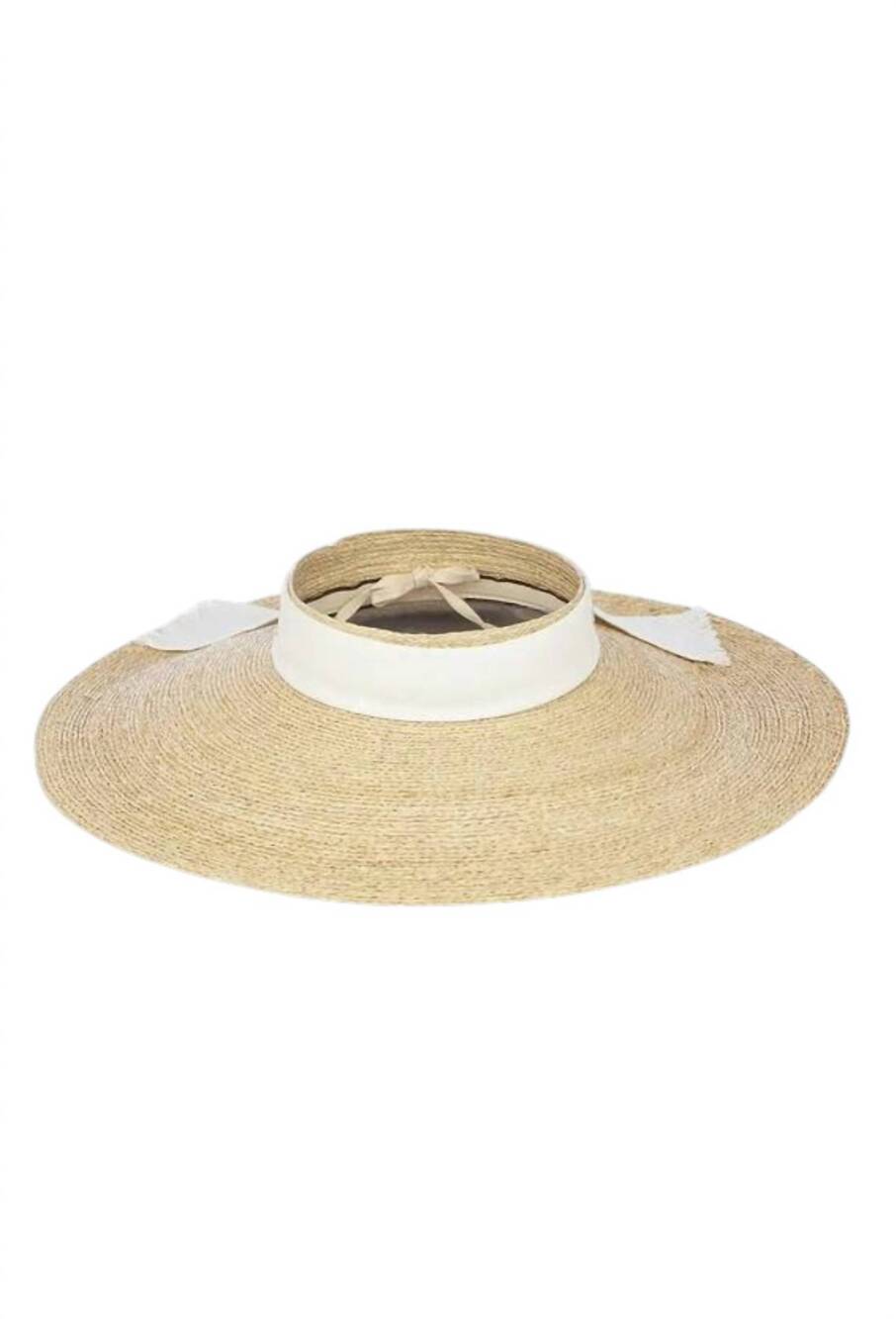 NEW FLORABELLA women's jai hat in natural/white/silver